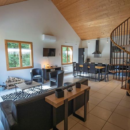 Chalet De Charme Le Contemporain Ney Exterior foto